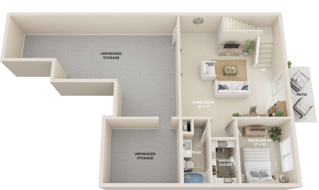 Prairie Ridge Ashford B   Lower Level