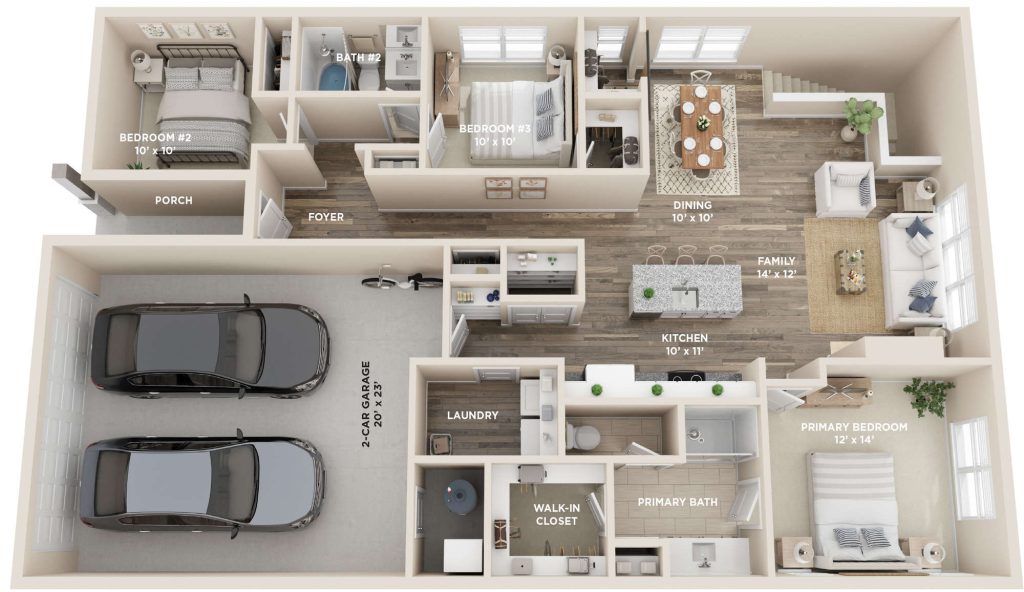 Prairie Ridge Ashford B   Upper Level